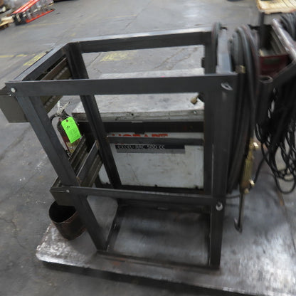 Hobart Excel-Arc 500 CC 36VDC ARC Stick Welder 400A Cutting Torch Handling Rack