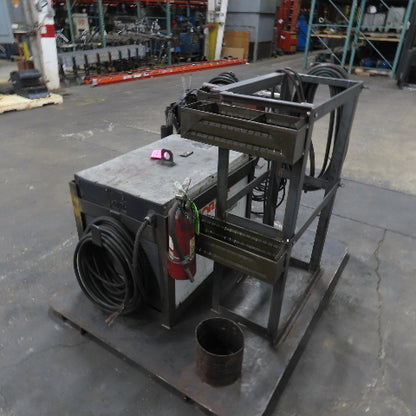 Hobart Excel-Arc 500 CC 36VDC ARC Stick Welder 400A Cutting Torch Handling Rack
