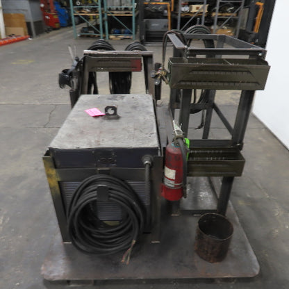 Hobart Excel-Arc 500 CC 36VDC ARC Stick Welder 400A Cutting Torch Handling Rack