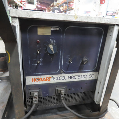 Hobart Excel-Arc 500 CC 36VDC ARC Stick Welder 400A Cutting Torch Handling Rack