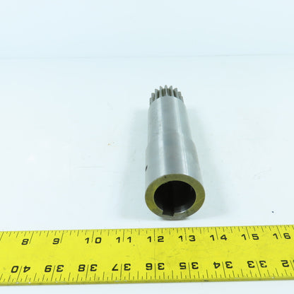 Fanuc S604A0 Servo Motor Shaft Adapter 35mm x 18 Tooth Spline 7-1/4" Long