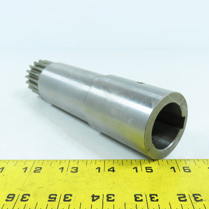 Fanuc S604A0 Servo Motor Shaft Adapter 35mm x 18 Tooth Spline 7-1/4" Long