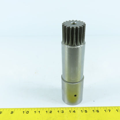 Fanuc S604A0 Servo Motor Shaft Adapter 35mm x 18 Tooth Spline 7-1/4" Long