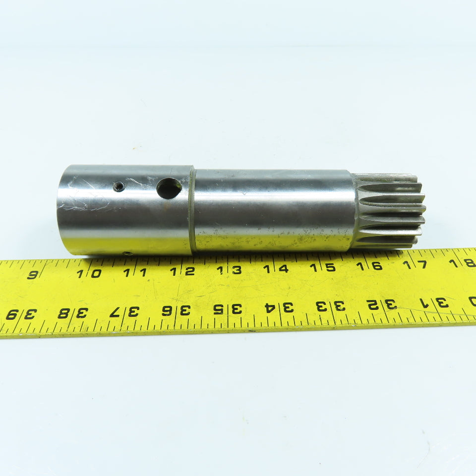 Fanuc S604A0 Servo Motor Shaft Adapter 35mm x 18 Tooth Spline 7-1/4" Long