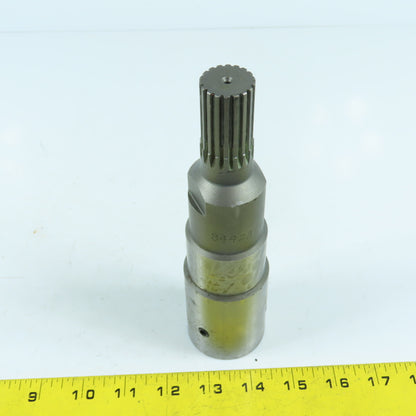 Fanuc S4423GO Servo Motor Shaft Adapter 35mm x 18 Tooth Spline 7-5/8" Long