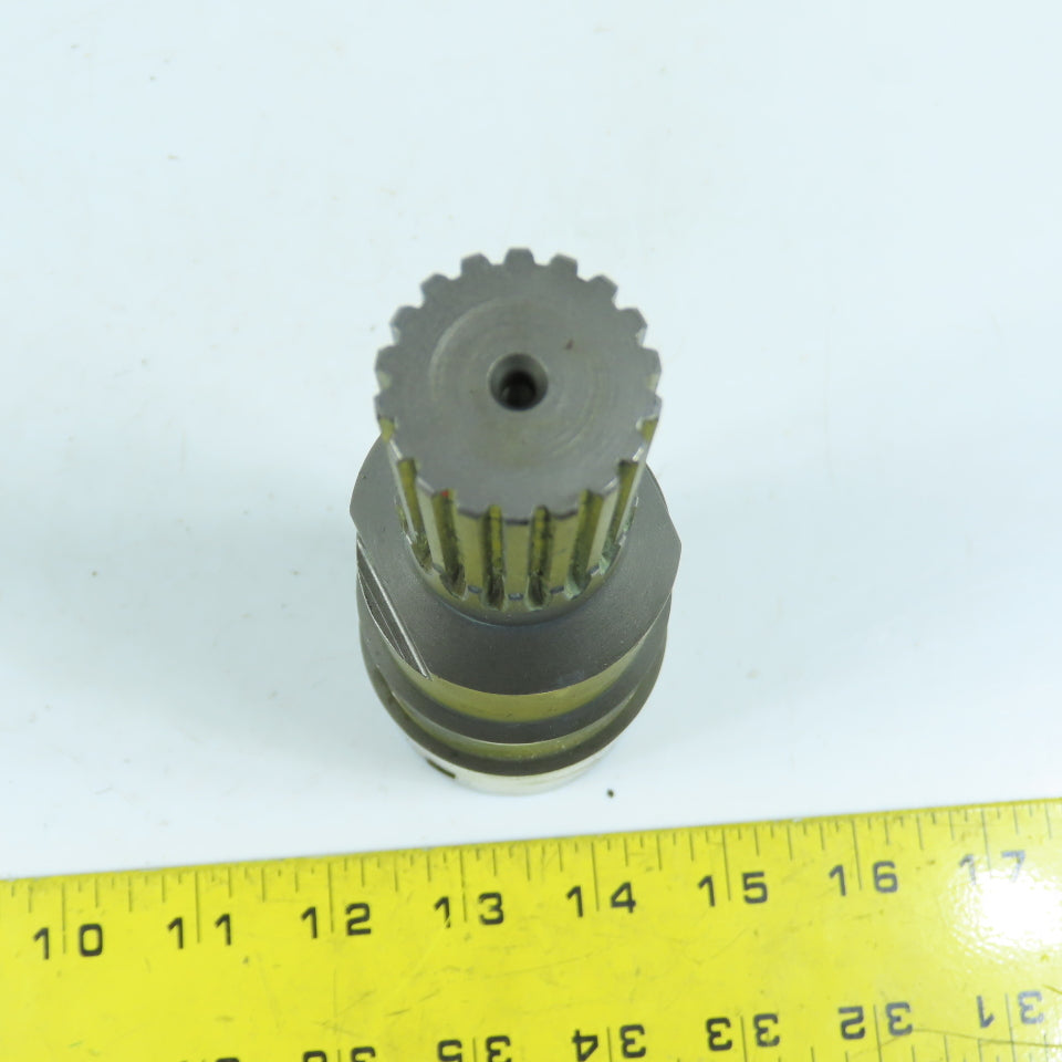 Fanuc S4423GO Servo Motor Shaft Adapter 35mm x 18 Tooth Spline 7-5/8" Long