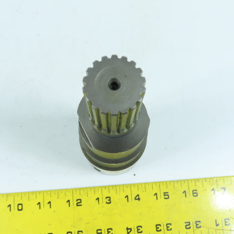 Fanuc S4423GO Servo Motor Shaft Adapter 35mm x 18 Tooth Spline 7-5/8" Long