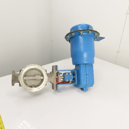 Neles Jamesbury 815W 11 3600TT 4" Wafer-Sphere Stainless Valve & Quadra Actuator