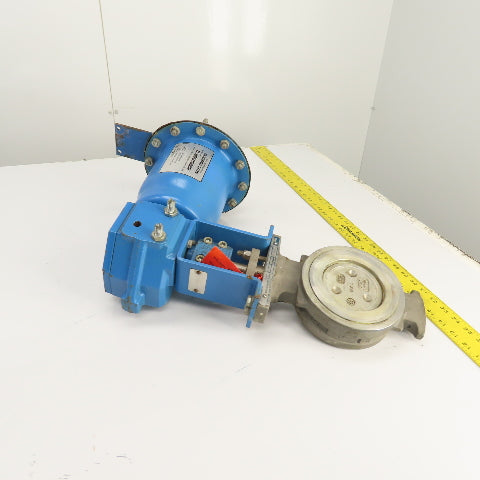 Neles Jamesbury 815W 11 3600TT 4" Wafer-Sphere Stainless Valve & Quadra Actuator
