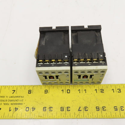 Siemens 3RH1140-1BB40 Contactor Relay 600V 10A Max 24VDC Coil Lot Of 2