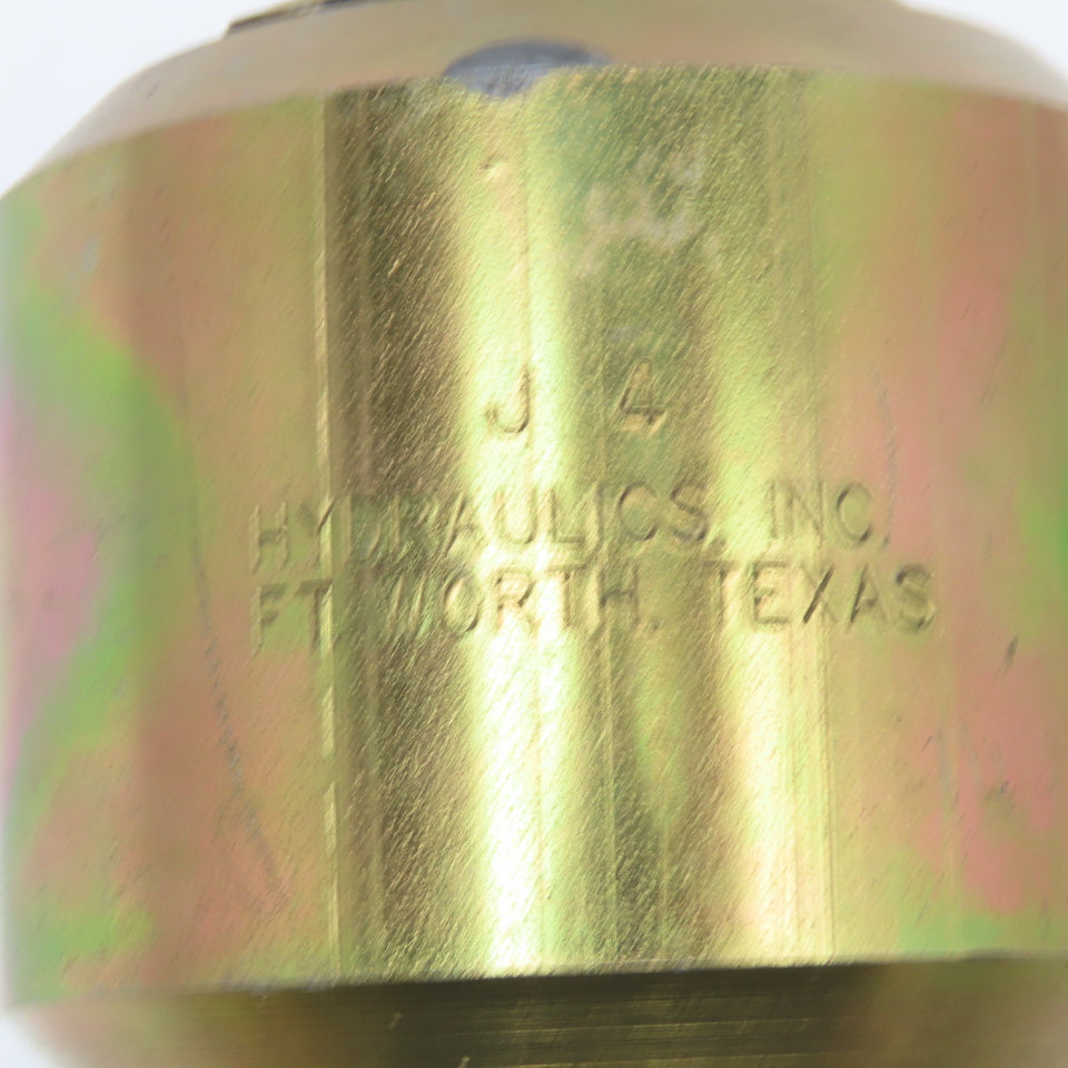 Hydraulics Inc J4 1-1/4" (-20) JIC Male x 1-1/4" ORB Male Rotary Union Elbow 90°