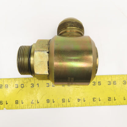Hydraulics Inc J4 1-1/4" (-20) JIC Male x 1-1/4" ORB Male Rotary Union Elbow 90°