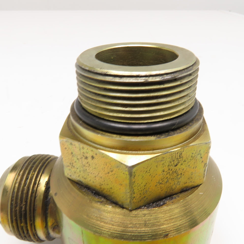 Hydraulics Inc J4 1-1/4" (-20) JIC Male x 1-1/4" ORB Male Rotary Union Elbow 90°