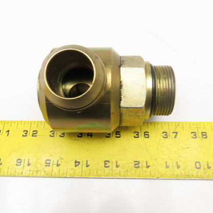 Hydraulics Inc J4 1-1/4" (-20) JIC Male x 1-1/4" ORB Male Rotary Union Elbow 90°