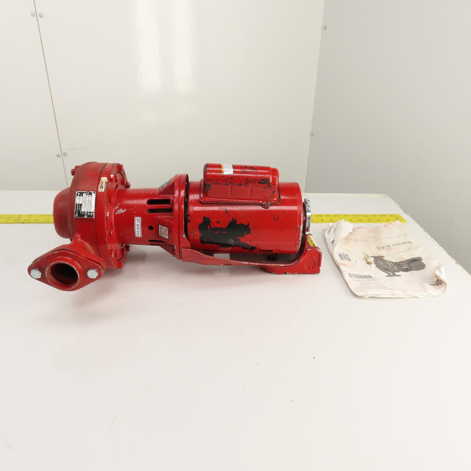 Bell & Gossett e613S 3/4HP Hydronic Centrifugal Pump 115/230V 1PH 1.5x6.25