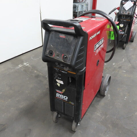 Lincoln POWER MIG 260 26.5VDC Mig Welder 230/460V 1 Phase W/ Weel Package
