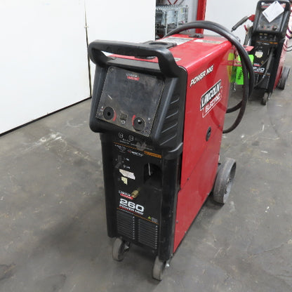 Lincoln POWER MIG 260 26.5VDC Mig Welder 230/460V 1 Phase W/ Weel Package