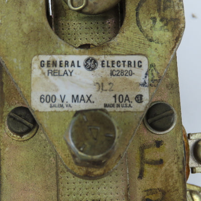 General Electric IC2820 600V 10A Contactor
