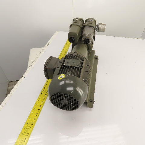 Jallo JVP-6A 1.5HP Oil-Free Vacuum Vane Pump 19.8CFM 230/460V 3PH