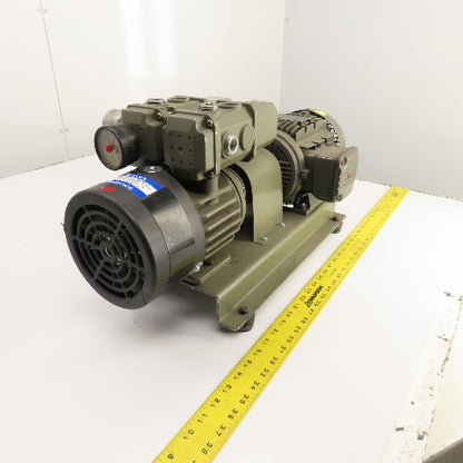 Jallo JVP-6A 1.5HP Oil-Free Vacuum Vane Pump 19.8CFM 230/460V 3PH