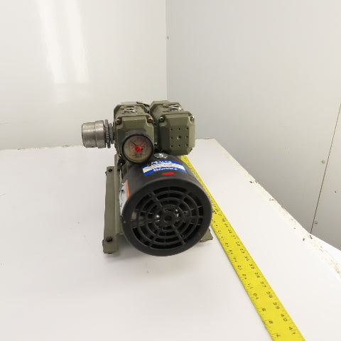 Jallo JVP-6A 1.5HP Oil-Free Vacuum Vane Pump 19.8CFM 230/460V 3PH