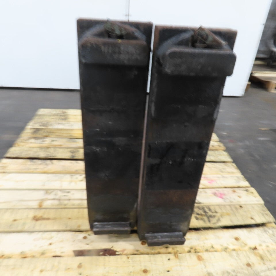 Class III 3 Tapered Forklift Forks Carriage Mount 48" x 6" Set Of 2