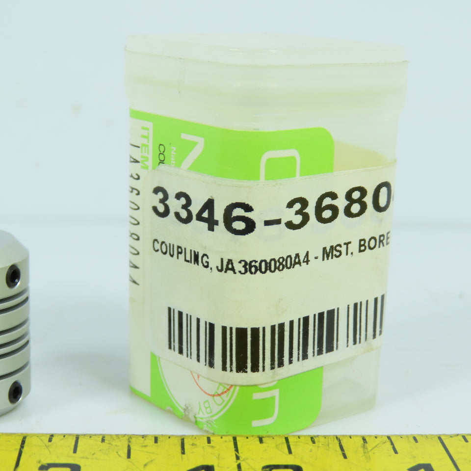 NBK 3346-36804 H3B 4.5mm x 9mm Bore 8 Slit Aluminum Beam Coupling MST-20
