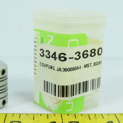 NBK 3346-36804 H3B 4.5mm x 9mm Bore 8 Slit Aluminum Beam Coupling MST-20