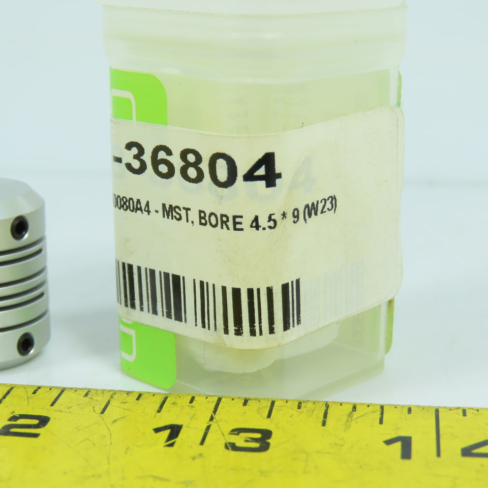 NBK 3346-36804 H3B 4.5mm x 9mm Bore 8 Slit Aluminum Beam Coupling MST-20
