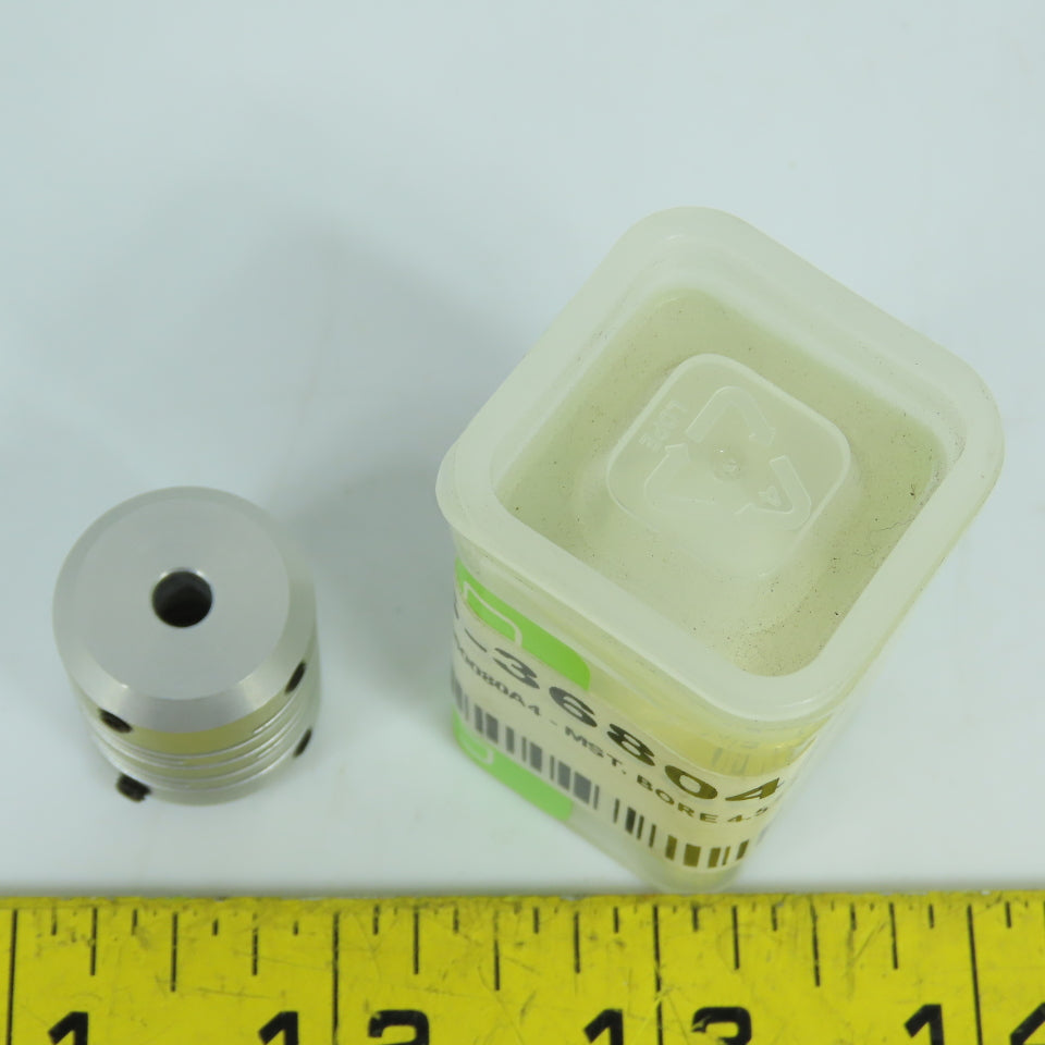 NBK 3346-36804 H3B 4.5mm x 9mm Bore 8 Slit Aluminum Beam Coupling MST-20