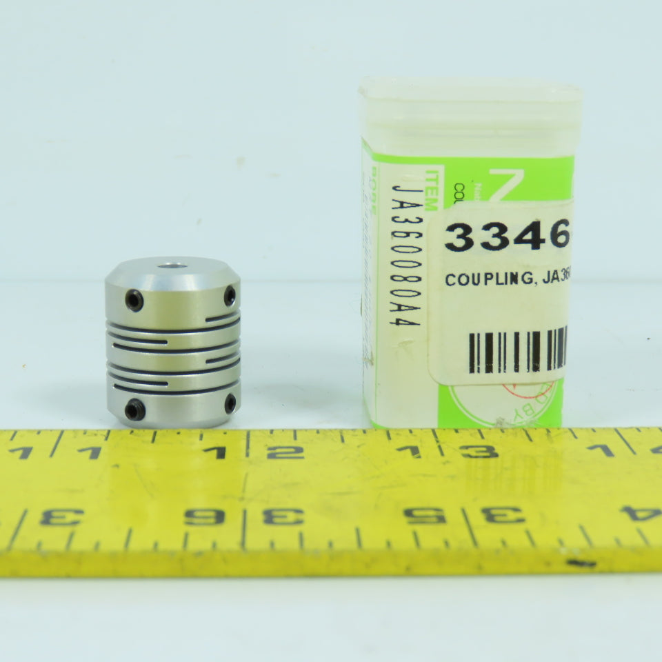 NBK 3346-36804 H3B 4.5mm x 9mm Bore 8 Slit Aluminum Beam Coupling MST-20