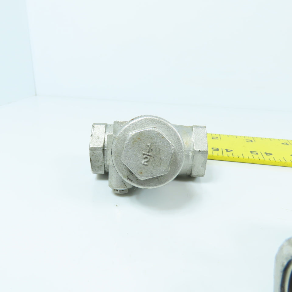 FNW 1/2" 316 Stainless Steel Check Valve Lot Of 5