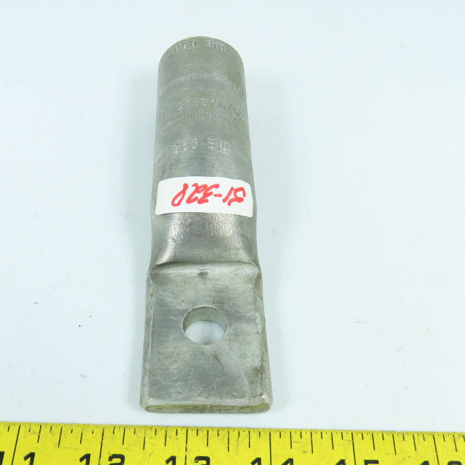 Burndy YA39A5 Al Compression Connector Lug DIE 936 750 MCM AL9CU-HV 1/2"