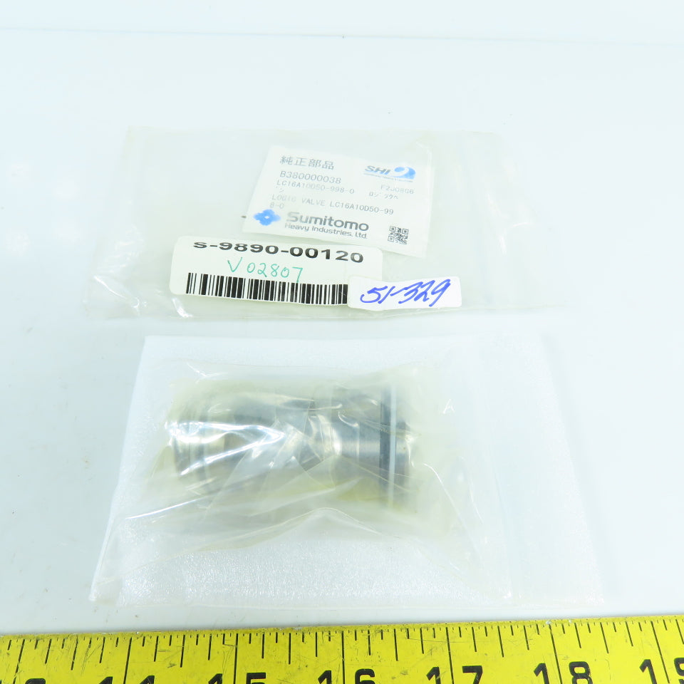 Sumitomo B380000038 LC16A10D50-998-0 Logic Cartridge Valve NEW LC16A10D50-99