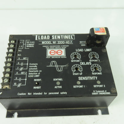 Load Sentinel Ebbert 2200-40A Load Monitor 120VAC