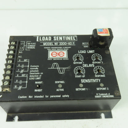 Load Sentinel Ebbert 2200-40A Load Monitor 120VAC