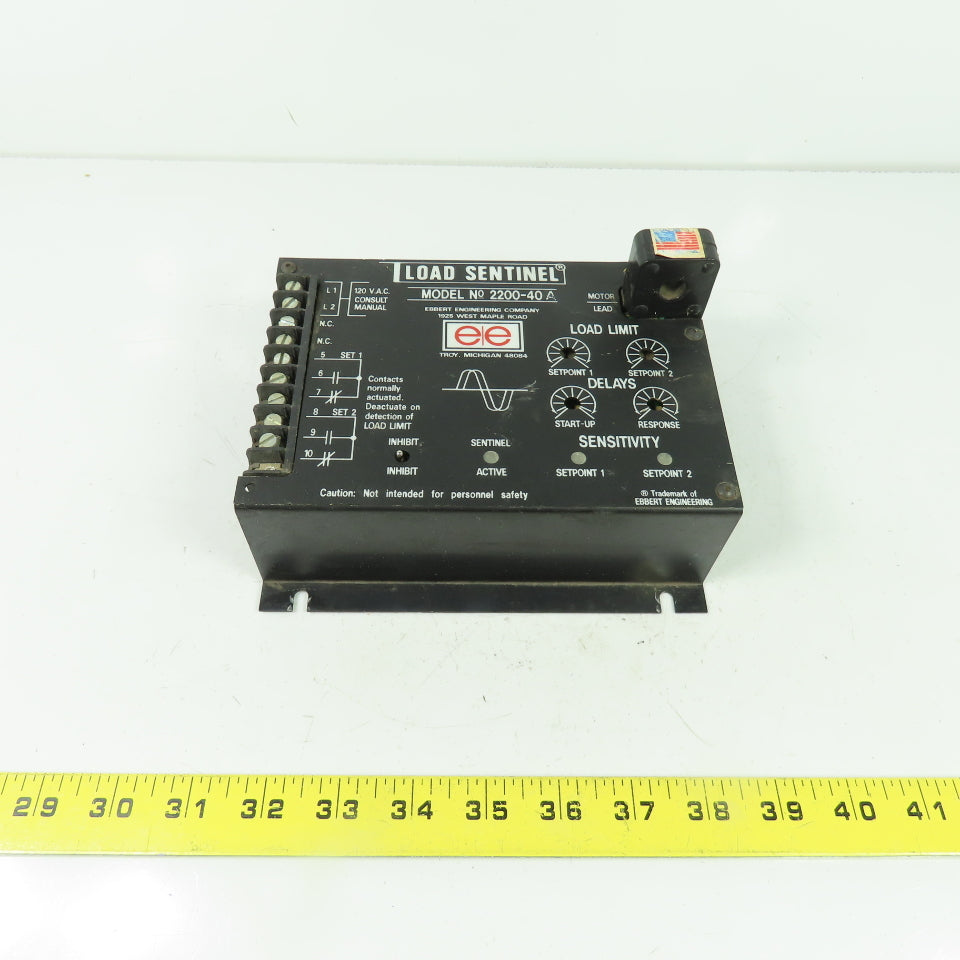 Load Sentinel Ebbert 2200-40A Load Monitor 120VAC