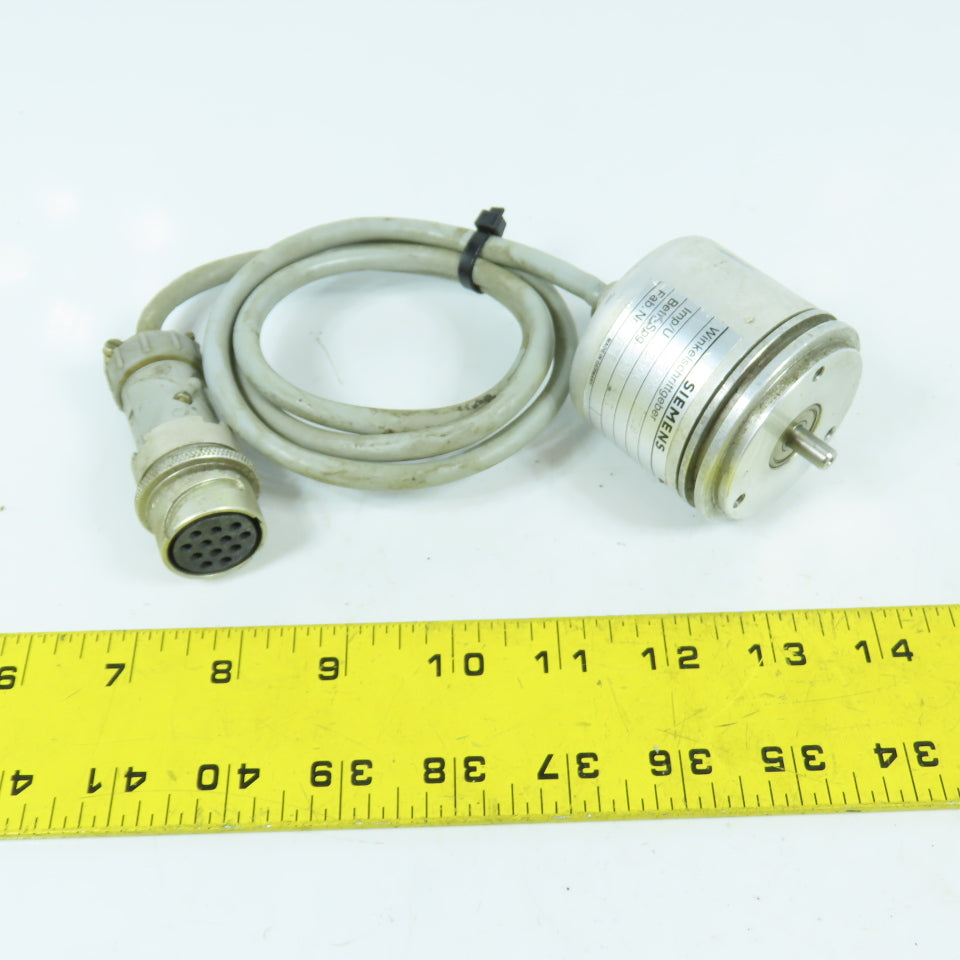 Siemens 6FC9320-3DB Encoder +5V +5% 2500 Imp/U 6mm Shaft With Cable