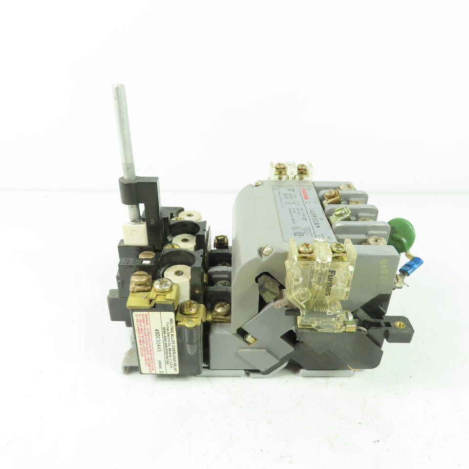 Furnas 14DP32A* 600VAC Motor Starter 27A Size 1 3Ph 120V Coil