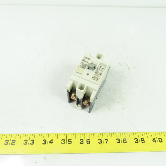 Mitsubishi NF30-FA 2-Pole No-Fuse Circuit Breaker 5A 250VAC 65VDC