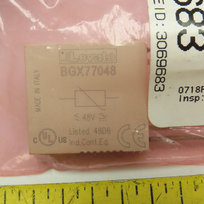 Lovato 11-BGX77-048 Suppressor Module 48V AC/DC