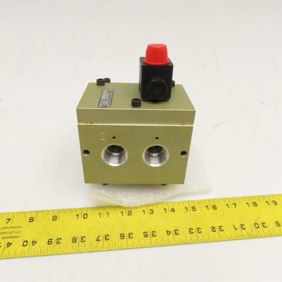 Ross 2778C5900 Dual Pilot Operated Check Valve 3/4" NPT 120V Coil