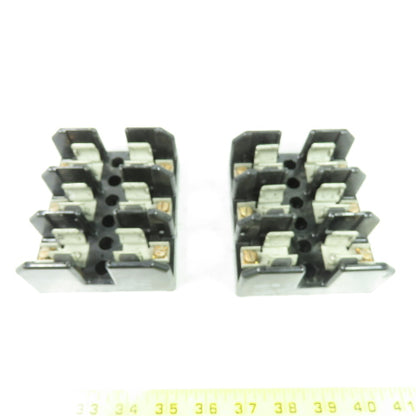 USD J60030 Fuse Block Holder 600V 30A 3-Pole Lot Of 2