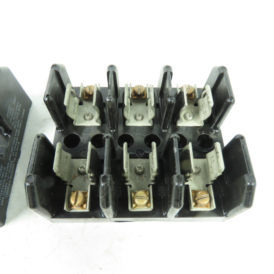USD J60030 Fuse Block Holder 600V 30A 3-Pole Lot Of 2