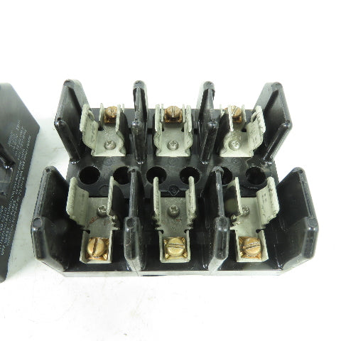 USD J60030 Fuse Block Holder 600V 30A 3-Pole Lot Of 2