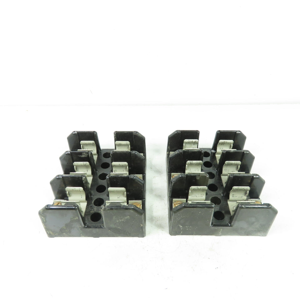 USD J60030 Fuse Block Holder 600V 30A 3-Pole Lot Of 2