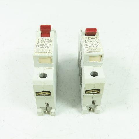 Faz G 10 A-NA Circuit Breaker 240VAC 1HP Lot Of 2