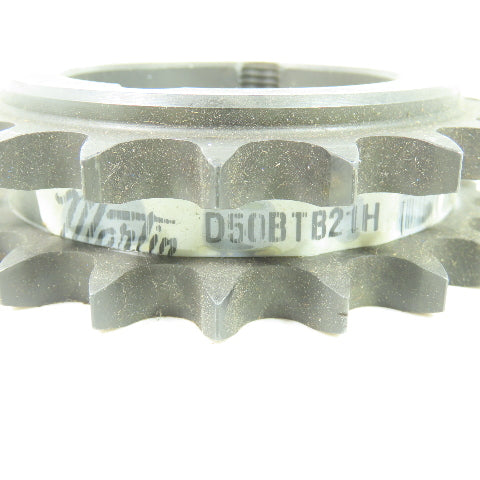 Martin D50BTB21H 4-1/2" OD Double Strand Roller Chain Sprocket 21-Tooth