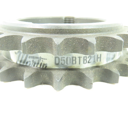 Martin D50BTB21H 4-1/2" OD Double Strand Roller Chain Sprocket 21-Tooth