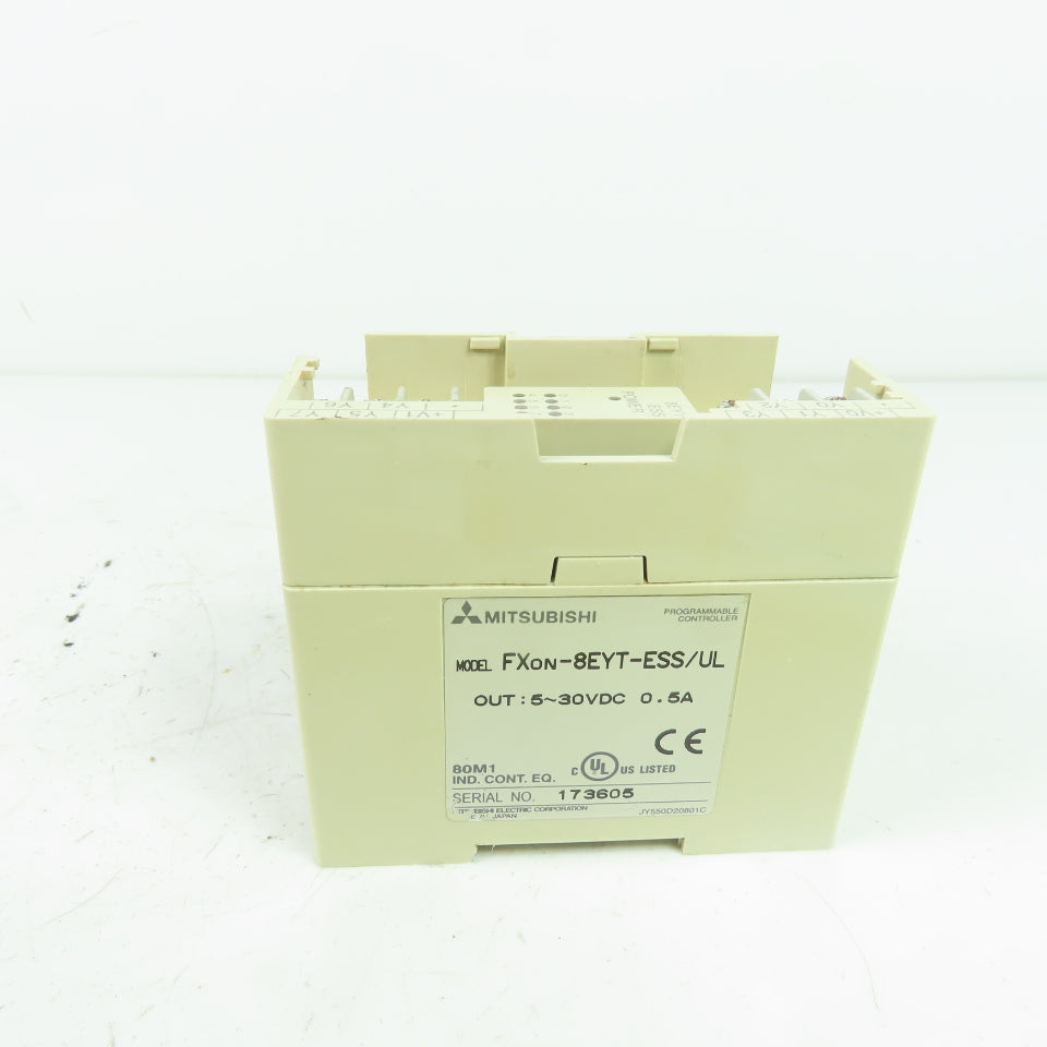 Mitsubishi FXON-8EYT-ESS/UL Programmable Controller 5-30VDC 0.5A Out
